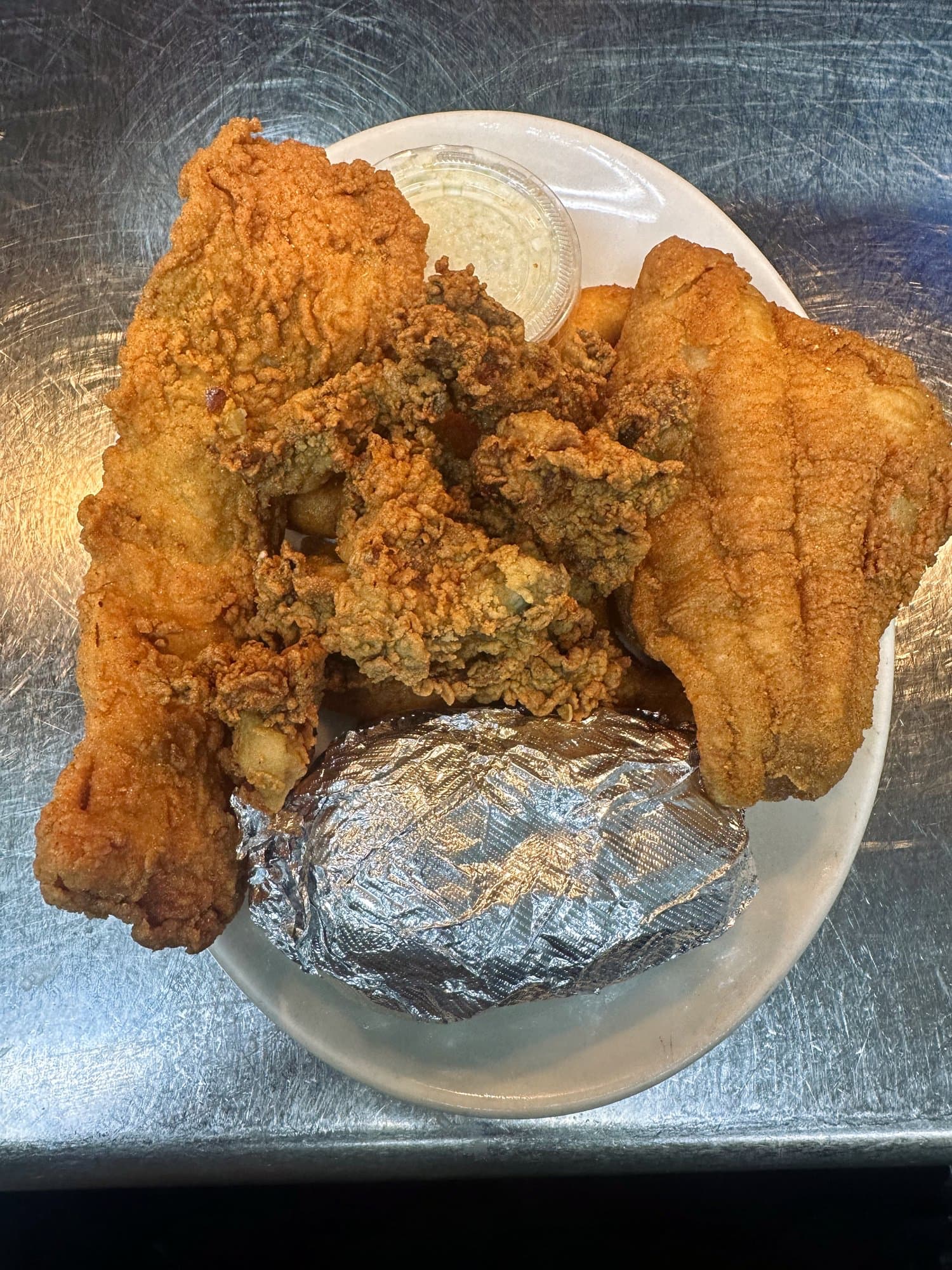 Three Item Combo (FRIED) plate
